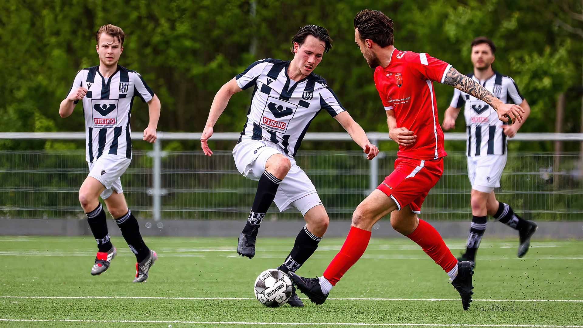 Hele wedstrijd scherp