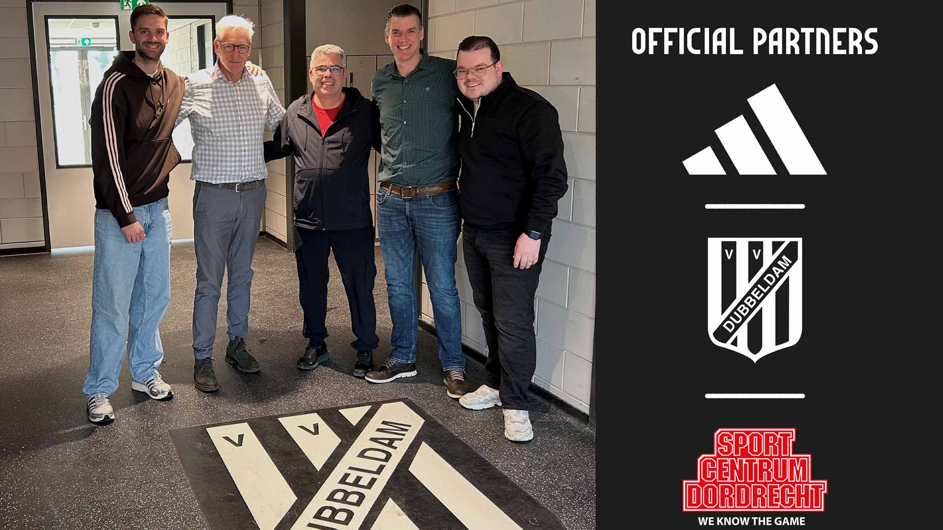 v.v. Dubbeldam start samenwerking met Adidas