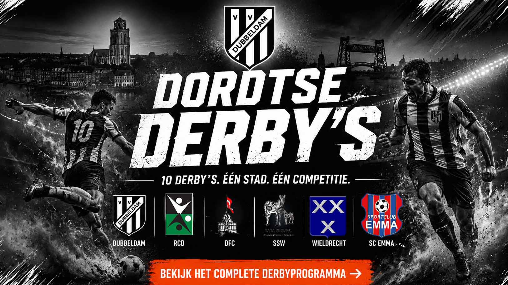 Dordtse derby's in seizoen 2026-2027