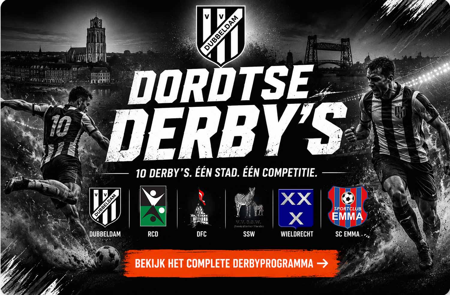 Dordtse derby's in seizoen 2026-2027