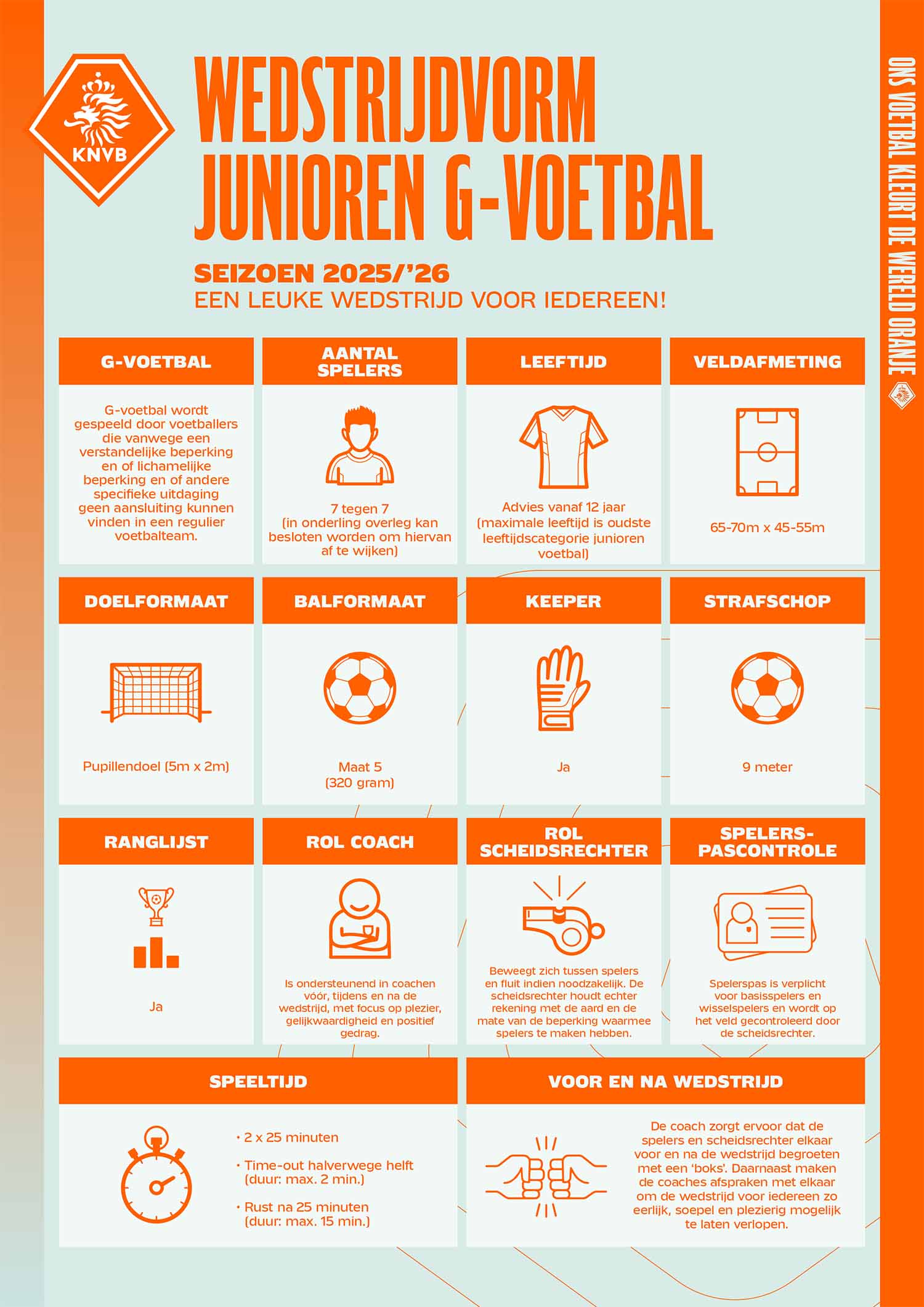 Spelregels Dubbeldam Voetbal+ junioren