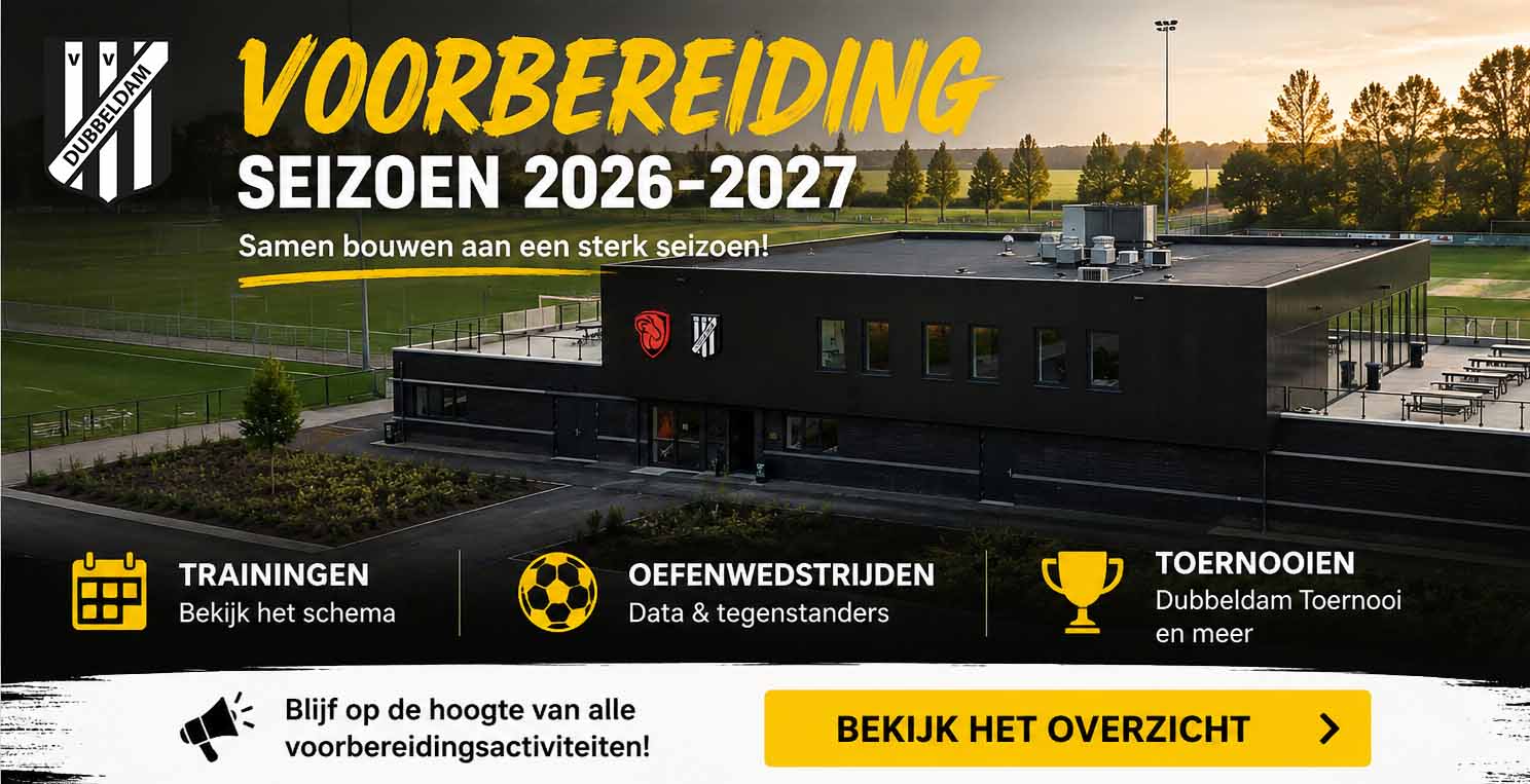 voorbereiding vv Dubbeldam op seizoen 2026-2027